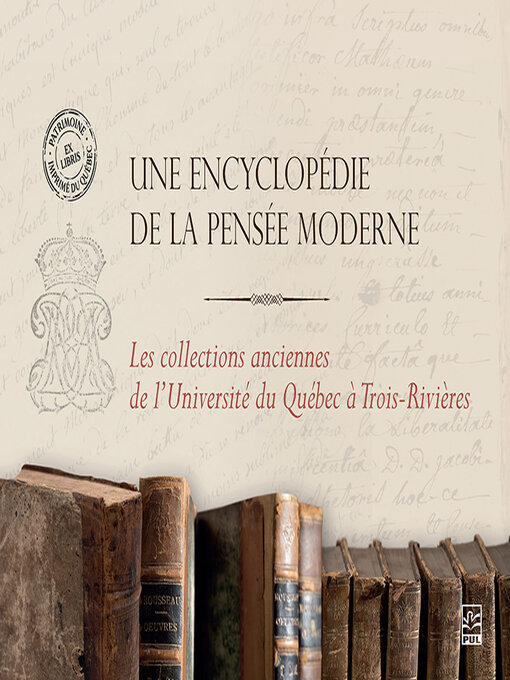 Title details for Une encyclopédie de la pensée moderne by Nicholas Dion - Available